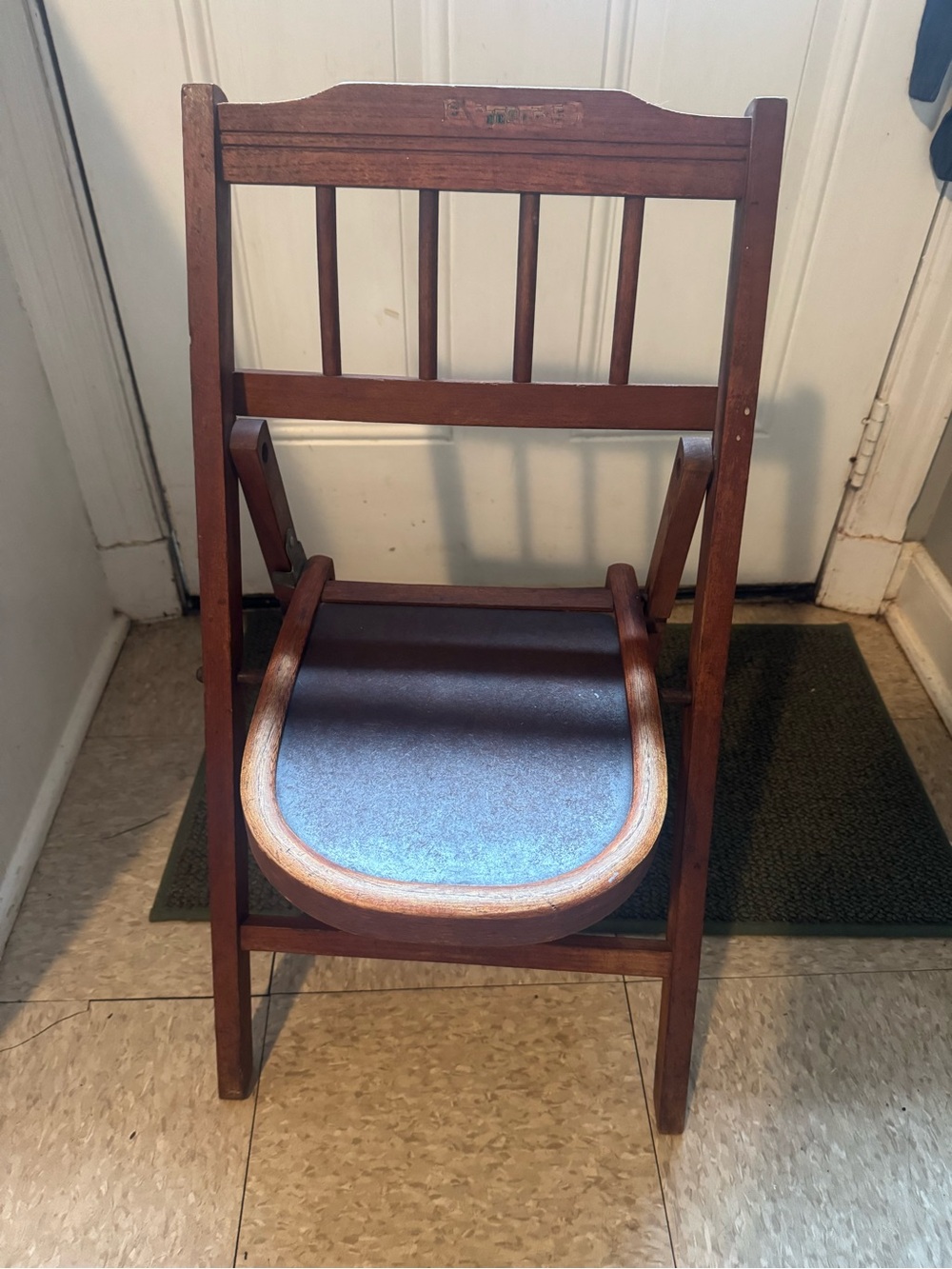 VTG 1940s-1950s Children’s Wooden Folding Accent Chair